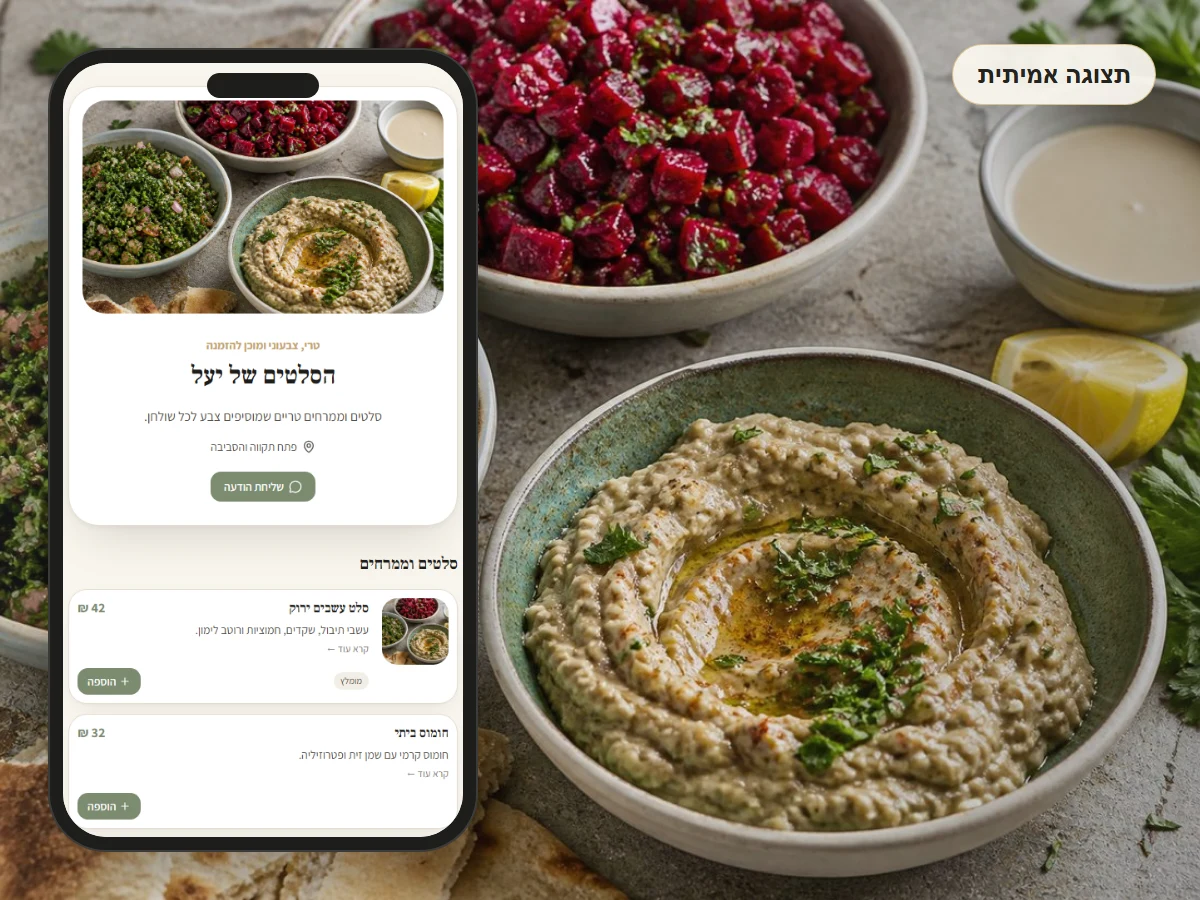 סלטים וממרחים